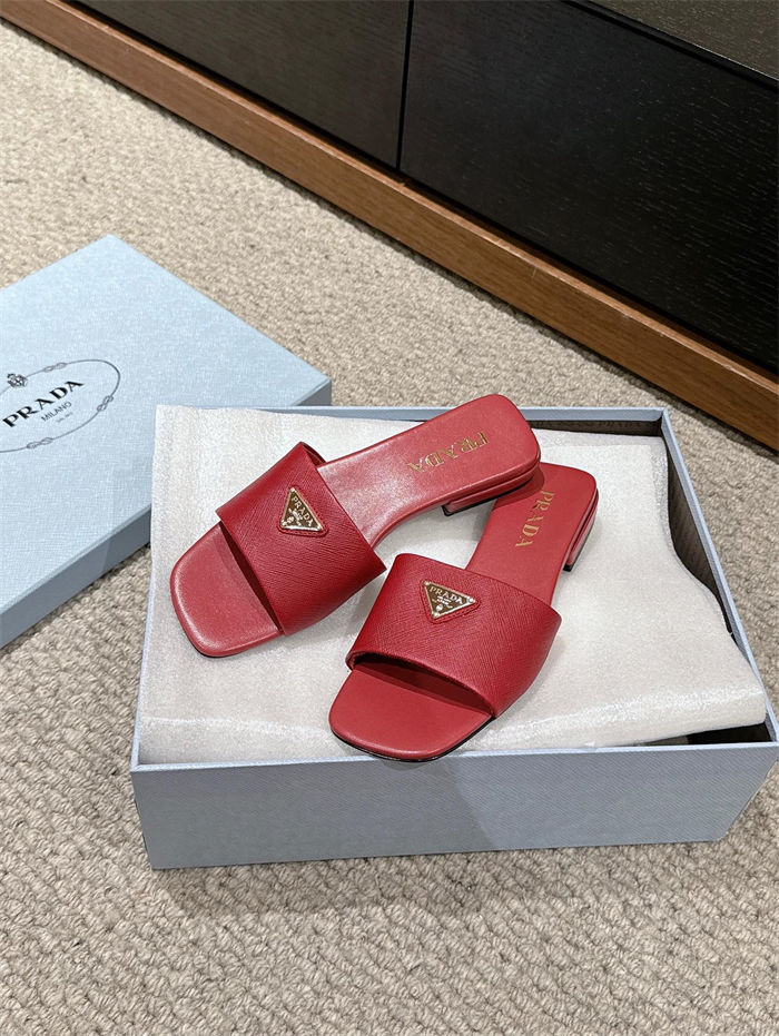 Prada Logo Slides Sandals 15MM