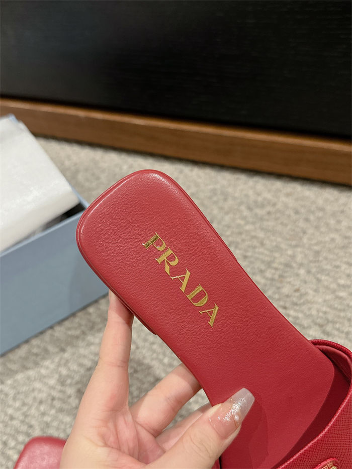 Prada Logo Slides Sandals 15MM