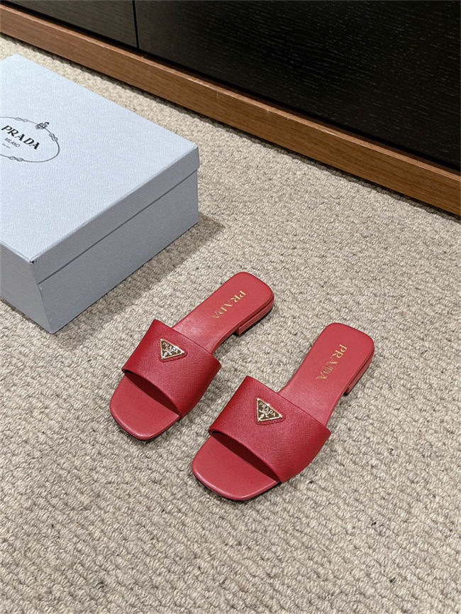 Prada Logo Slides Sandals 15MM