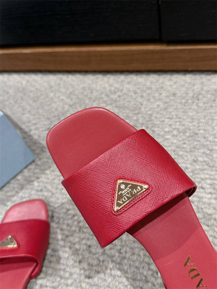 Prada Logo Slides Sandals 15MM