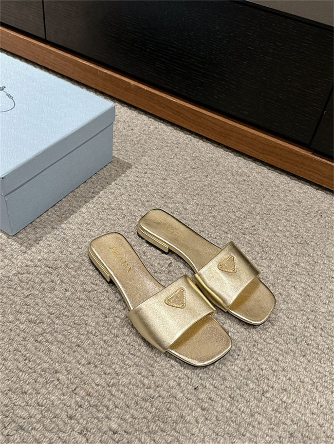 Prada Logo Slides Sandals 15MM