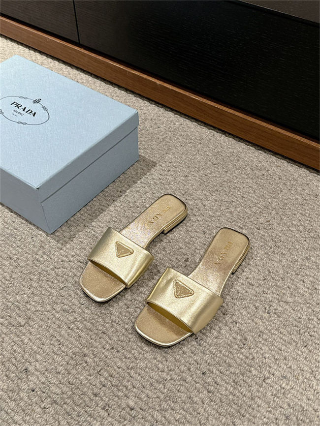 Prada Logo Slides Sandals 15MM