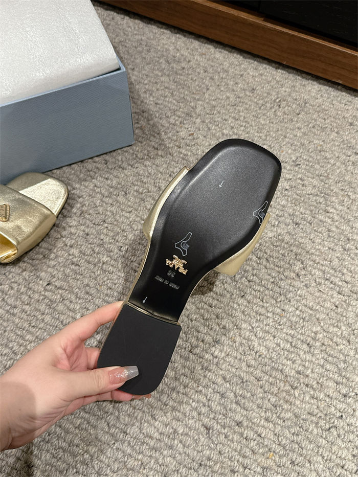 Prada Logo Slides Sandals 15MM