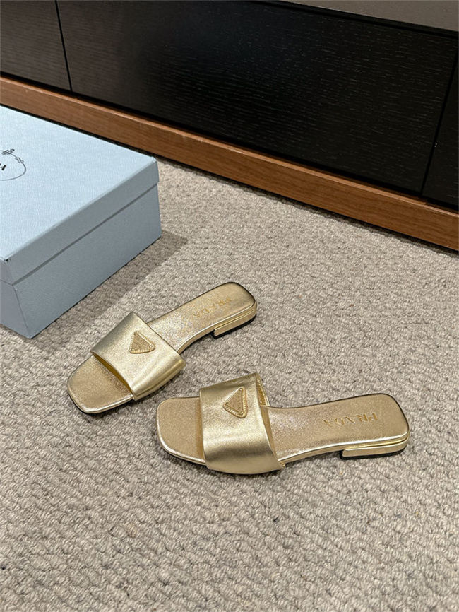 Prada Logo Slides Sandals 15MM