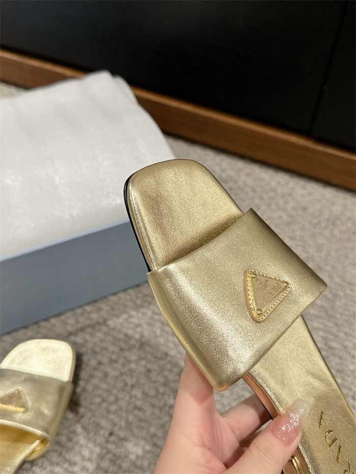 Prada Logo Slides Sandals 15MM