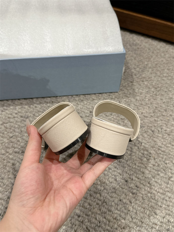 Prada Logo Slides Sandals 35MM