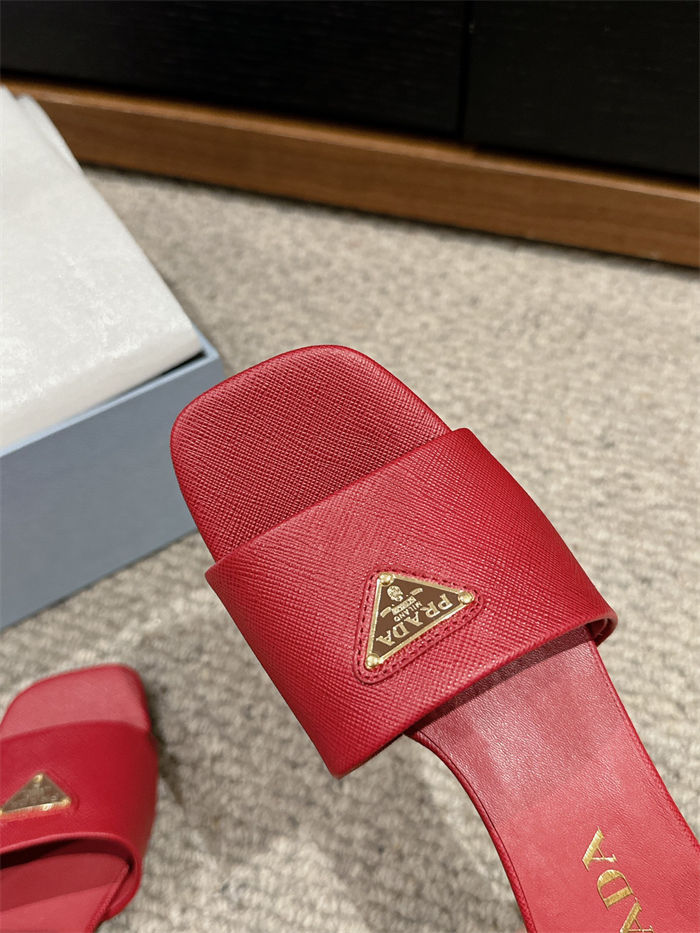 Prada Logo Slides Sandals 35MM