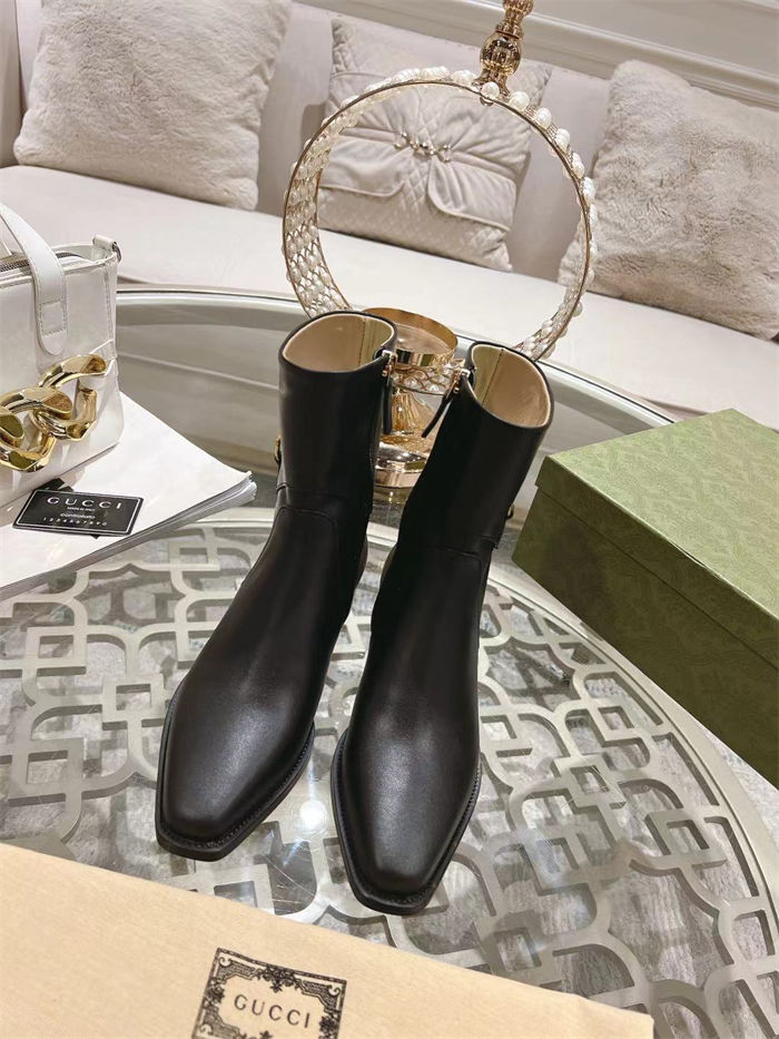 Gucci Ankle Boots Horsebit