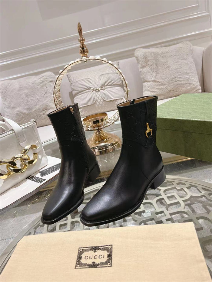 Gucci Ankle Boots Horsebit