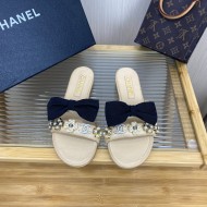 Chanel Women's Slides Bow