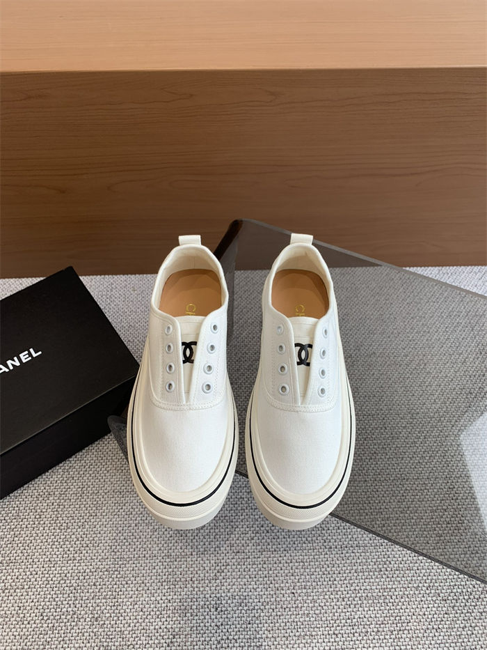 Chanel Women's Sneakers #46301 Canvas