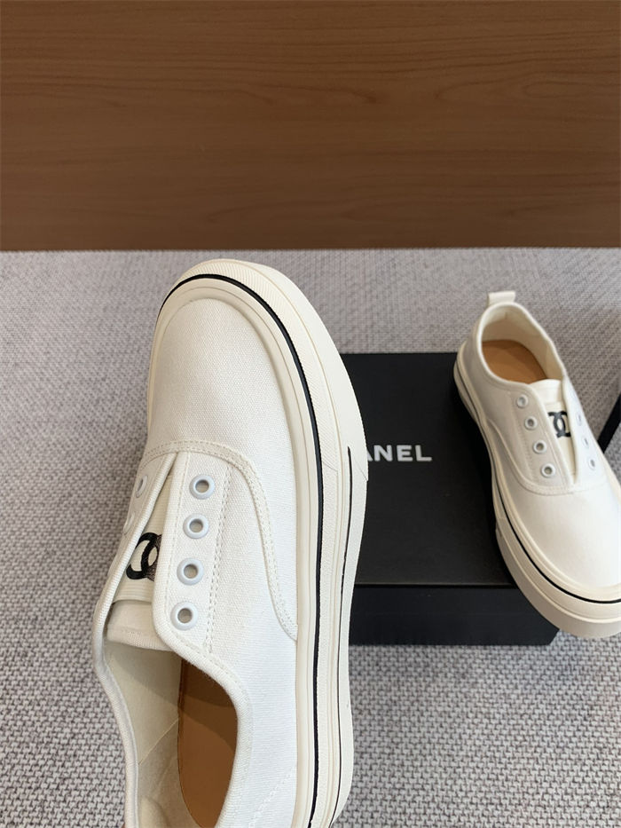 Chanel Women's Sneakers #46301 Canvas