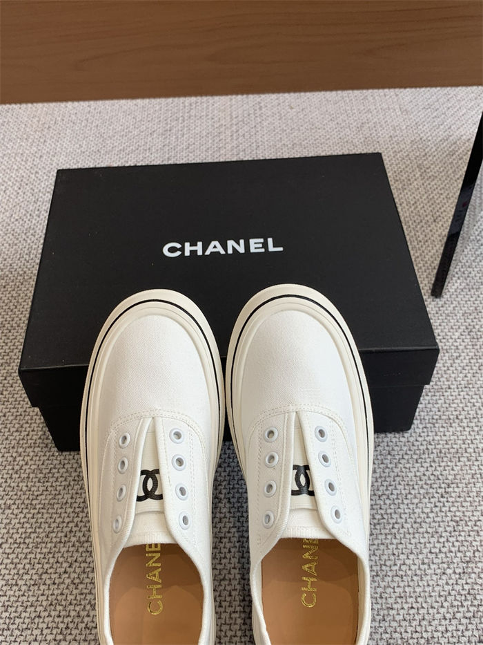 Chanel Women's Sneakers #46301 Canvas