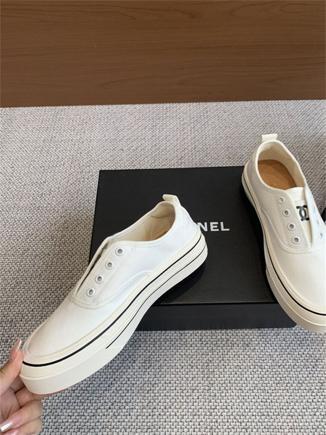 Chanel Women's Sneakers #46301 Canvas