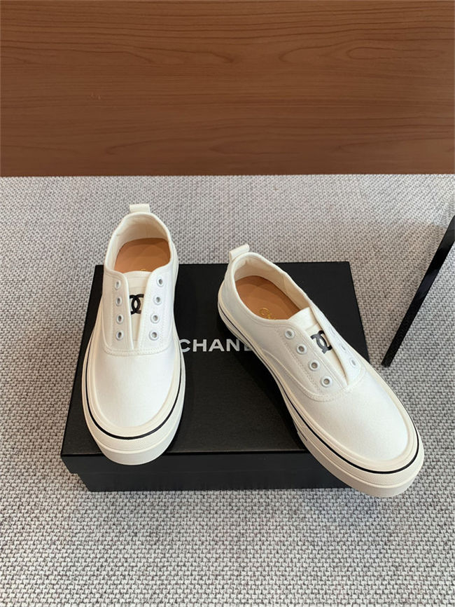 Chanel Women's Sneakers #46301 Canvas