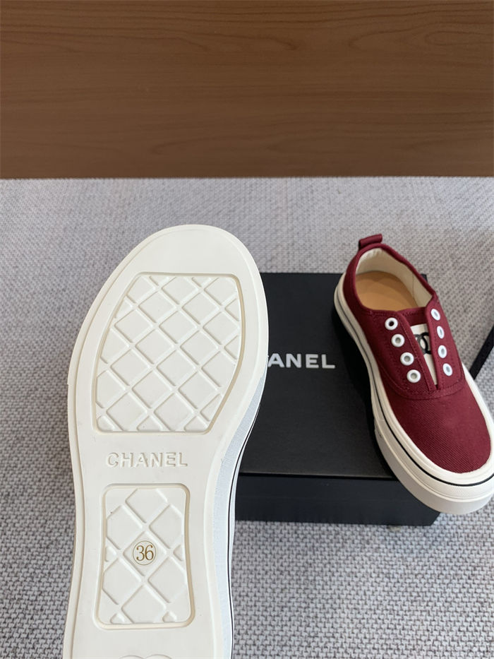 Chanel Women's Sneakers #46301 Canvas