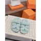 Hermes Shearling Sandals