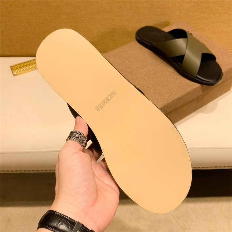 Hermes Men's Slide Sandals