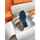 Hermes Giulia Sandals Denim