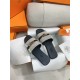 Hermes Giulia Sandals Denim