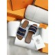 Hermes Giulia Sandals Denim