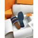 Hermes Giulia Sandals Denim