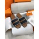 Hermes Giulia Sandals Denim