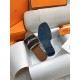 Hermes Giulia Sandals Denim