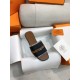 Hermes Giulia Sandals Denim