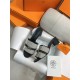 Hermes Giulia Sandals 45MM Denim