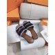 Hermes Giulia Sandals 45MM Denim