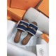 Hermes Giulia Sandals 45MM Denim