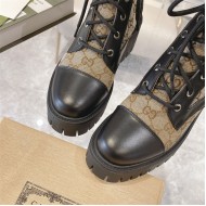 Gucci Ankle Boots Lace Up