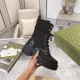 Gucci Ankle Boots Lace Up