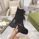 Gucci Ankle Boots Lace Up