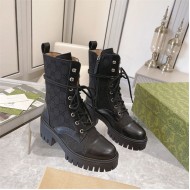 Gucci Ankle Boots Lace Up