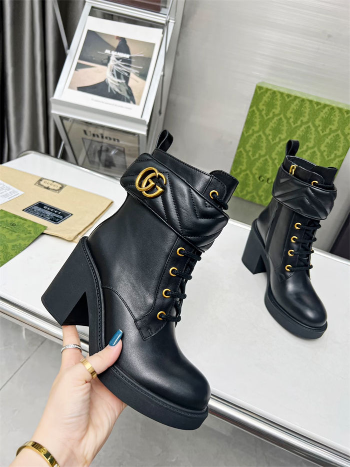 Gucci Ankle Boots Double G