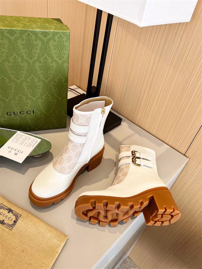 Gucci Ankle Boots Buckle