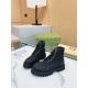 Gucci Ankle Boots Jumbo GG Lace Up