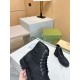 Gucci Ankle Boots Jumbo GG Lace Up