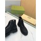 Gucci Ankle Boots Jumbo GG Lace Up