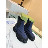 Gucci Ankle Boots Jumbo GG Elastic