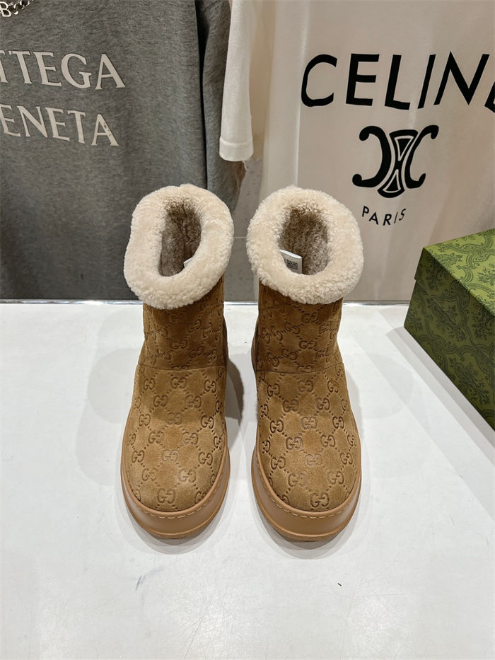 Gucci Women's Boots Shearling