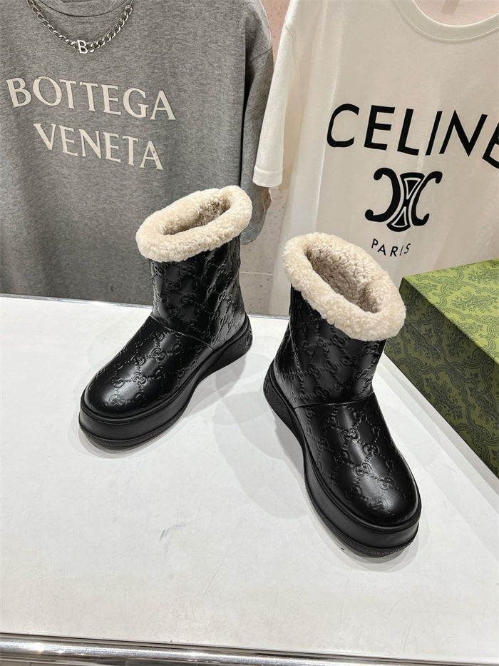 Gucci Women's Boots Shearling