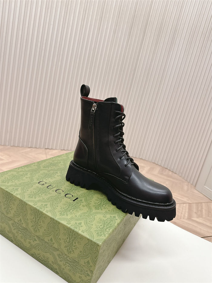 Gucci Women's Boots Lace-Up