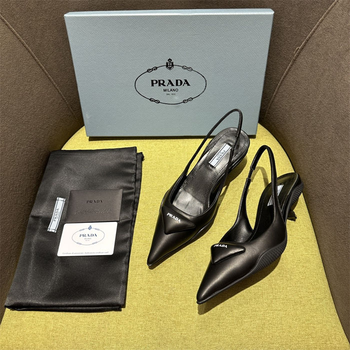 Prada Slingback Pumps 50MM Lambskin