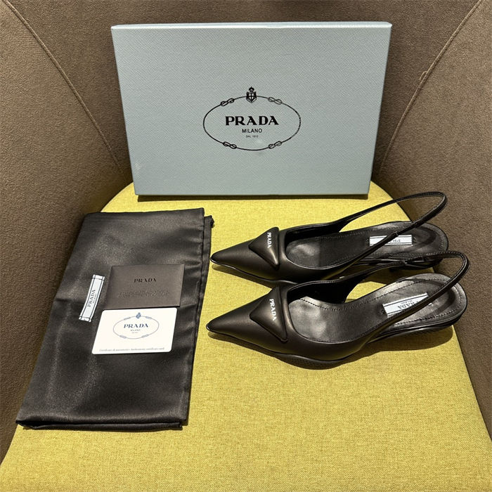 Prada Slingback Pumps 50MM Lambskin