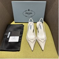 Prada Slingback Pumps 50MM Lambskin