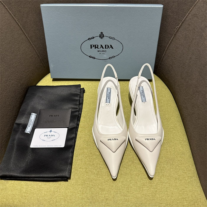 Prada Slingback Pumps 50MM Lambskin