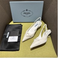 Prada Slingback Pumps 50MM Lambskin